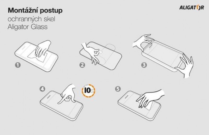 ALIGATOR PRINT Ochranné tvrzené sklo pro Xiaomi Redmi Note 12S