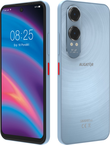 ALIGATOR S8000 Duo 4+128 GB modrá