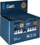 Alkalická batéria AA (LR6) GETI 1,5 V, blistrové balenie, 4 ks