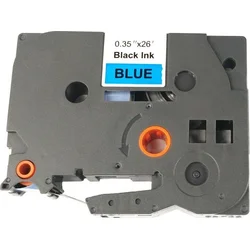 Allprint pre Brother TZE-521, 9 mm x 8 m, čierna tlač / modrý podklad