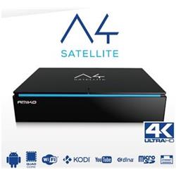 AMIKO A4 satelitní příjmač S2 s Android 4K