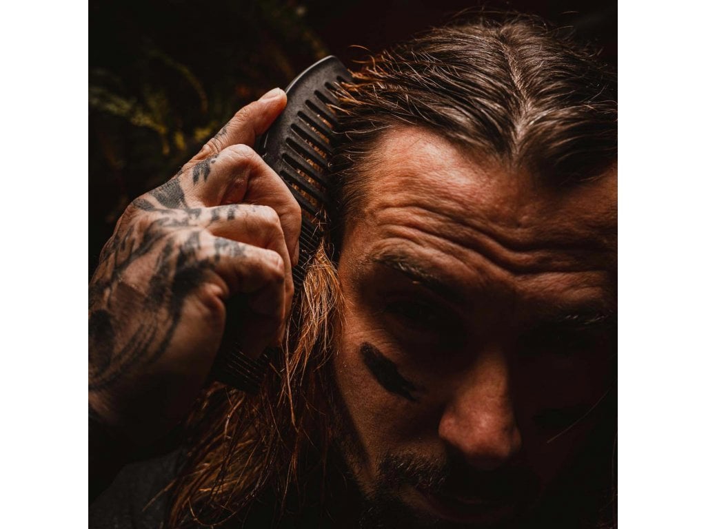 Angry Beards Dual Comb - uhlíkový hrebeň