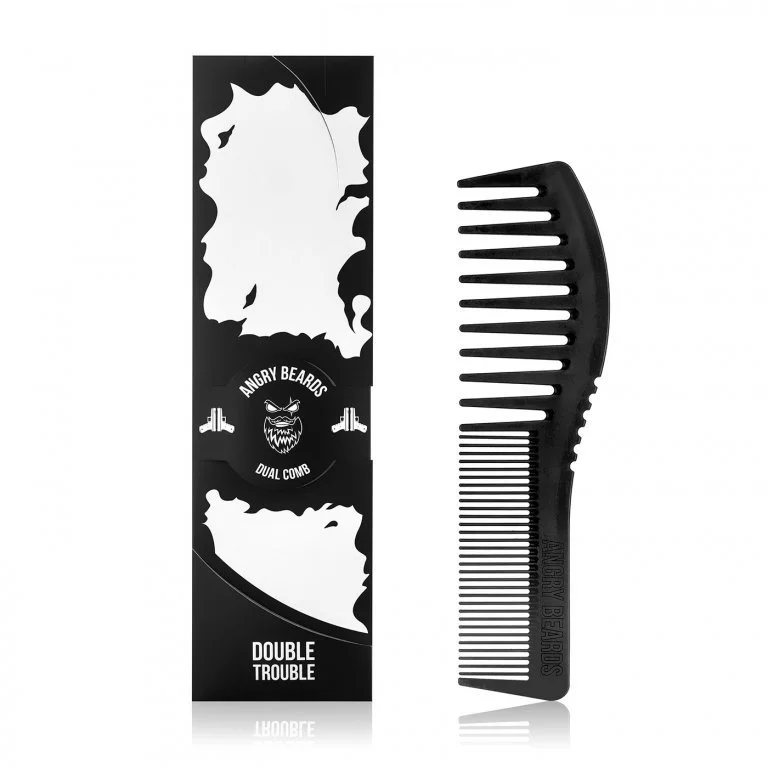Angry Beards Dual Comb - uhlíkový hrebeň