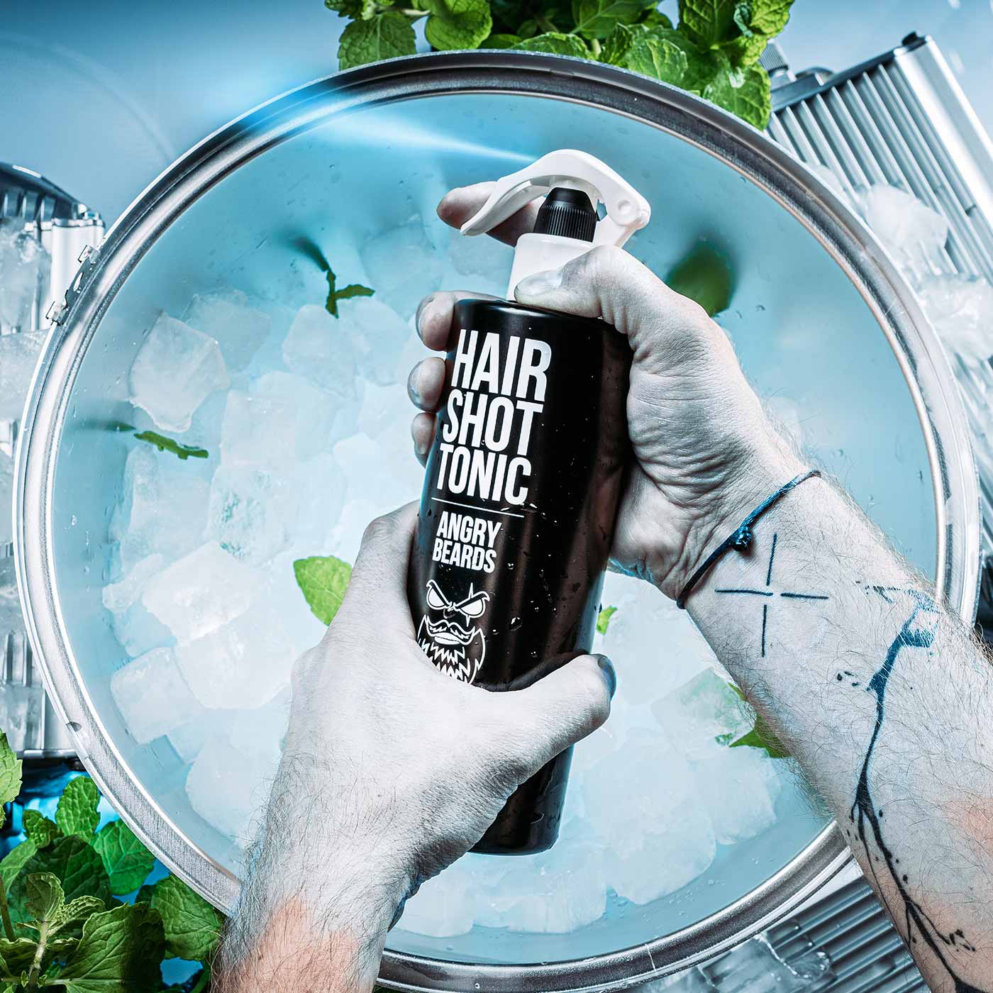 Angry Beards Hair shot - vlasové tonikum 500 ml