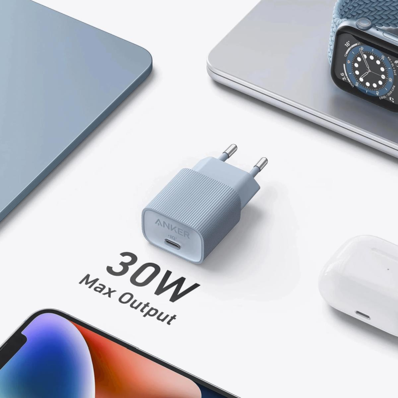 Anker 511 Nano 4 30W, nabíjačka USB-C čierna
