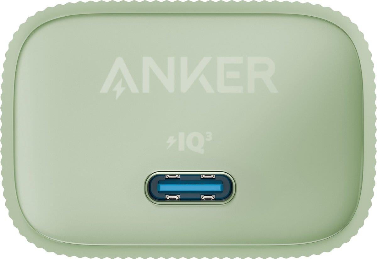 Anker 511 Nano 4 30W nabíjačka USB-C zelená