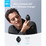 Anker MagGo B25M8 15W bezdrôtová nabíjačka čierna