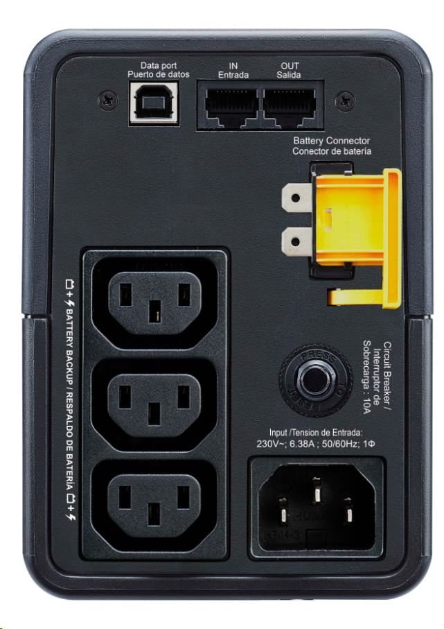 APC Back-UPS 500VA, 230V, AVR (IEC)