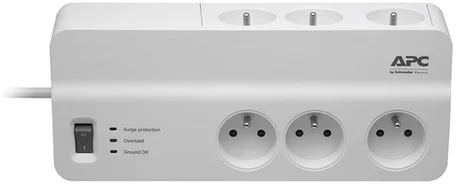 APC Essential SurgeArrest 6 outlets 230V France - prepäťová ochrana 6 zásuviek 1,8m PM6-FR