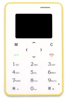 Apei Cardphone 5C MICRO Yellow, kreditkový telefon