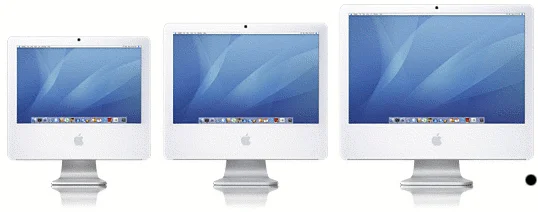 APPLE iMac 17" Core 2 Duo 1.83GHz/512MB/160GB/Combo