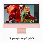 Apple iMac 24" M3 CZ Růžový (MQRT3CZ/A)