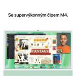Apple iMac 24" M4 čip 10jadrový CPU/10jadrový GPU,16GB,512GB SSD,Zelený