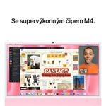 Apple iMac 24" M4 čip 10jadrový CPU/10jadrový GPU,24 GB,512 GB SSD,Ružový