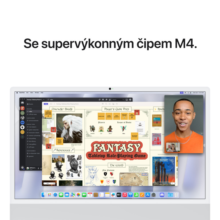 Apple iMac 24" M4 čip 8jadrový CPU/8jadrový GPU,16 GB,256 GB SSD,Strieborný