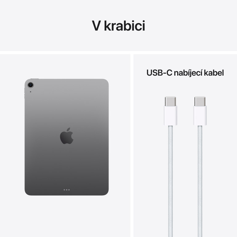 Apple iPad Air M4 11" Wi-Fi 128 GB, sivý