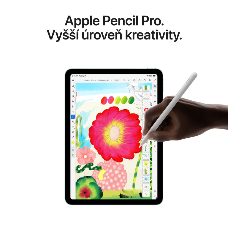 Apple iPad Air M4 13" Wi-Fi 128 GB, modrý