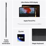 Apple iPad Pro M4 2024 11" Wi-Fi 2TB strieborný (MVVH3HC/A)