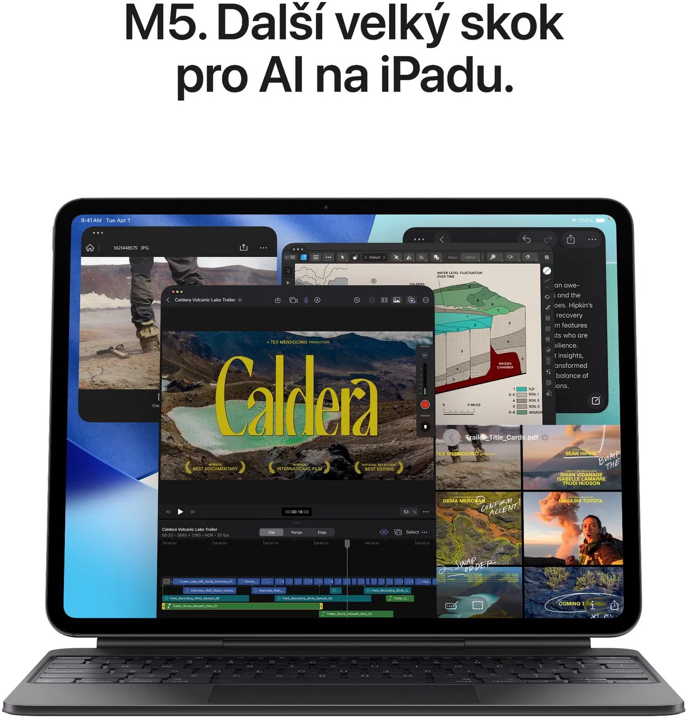 Apple iPad Pro M5 13" Wi-Fi + Cellular 2TB, vesmírne čierna