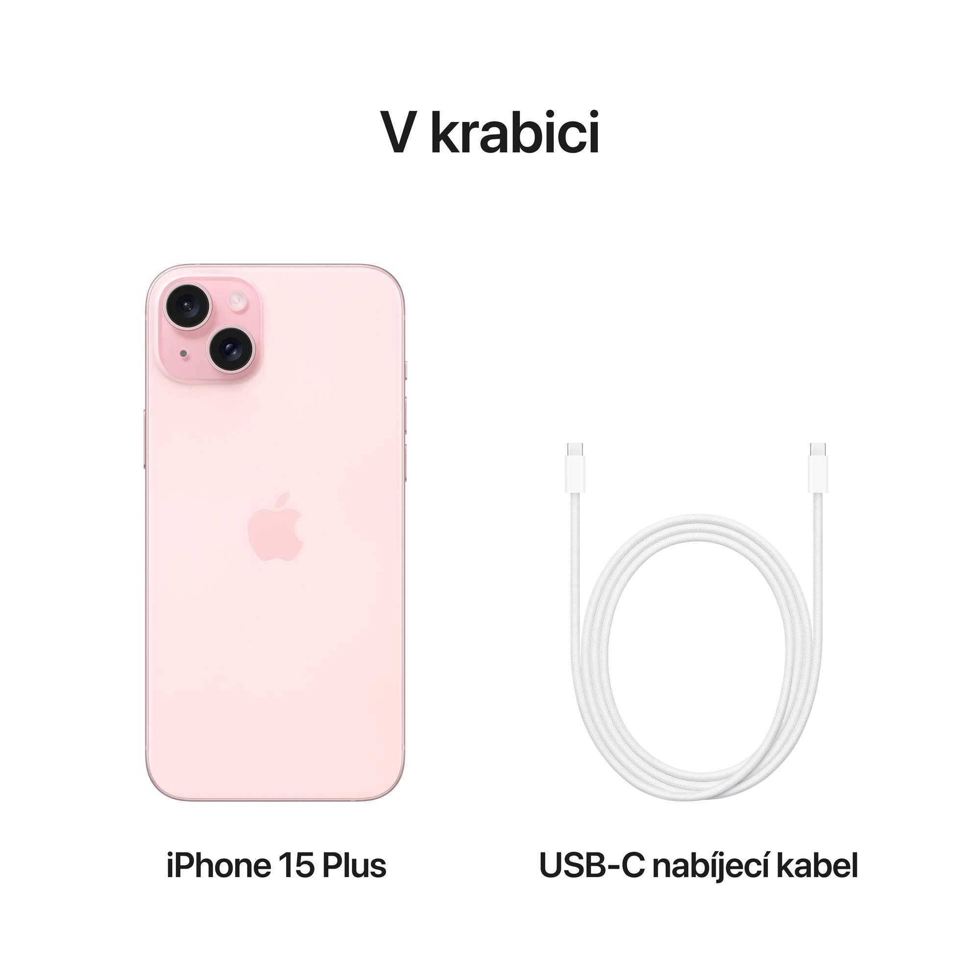 Apple iPhone 15 Plus 256 GB ružová