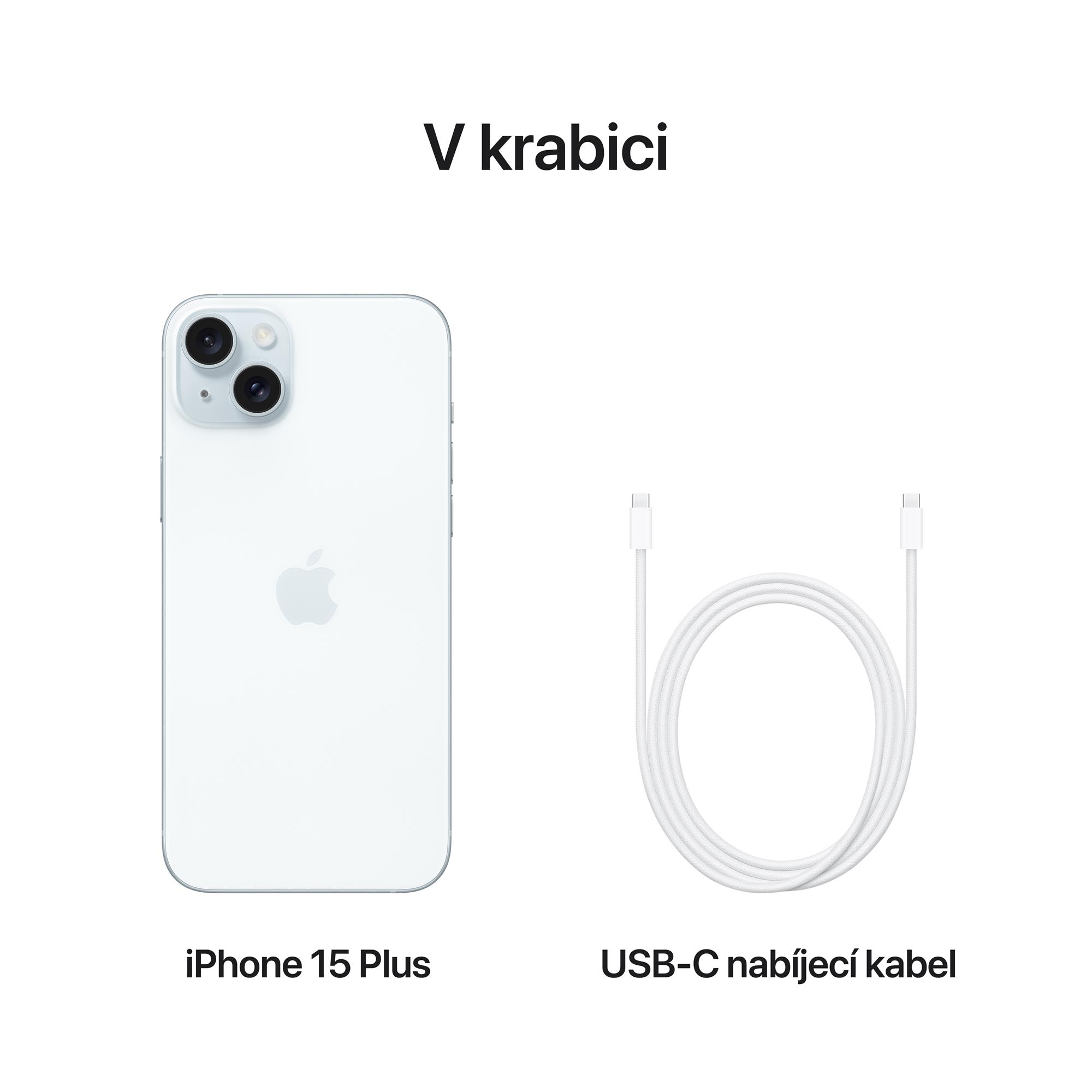 Apple iPhone 15 Plus 512 GB modrý