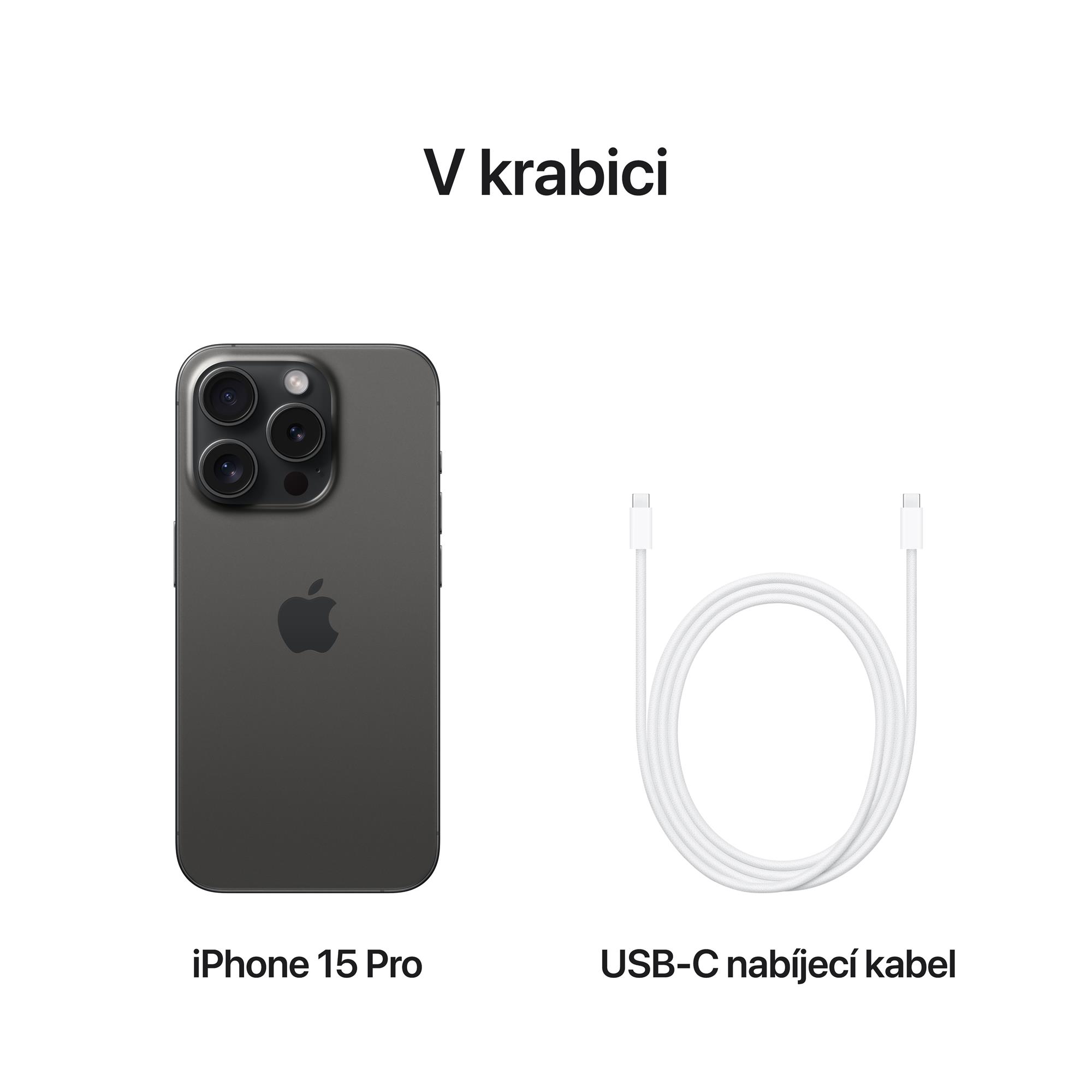Apple iPhone 15 Pro 1TB čierny