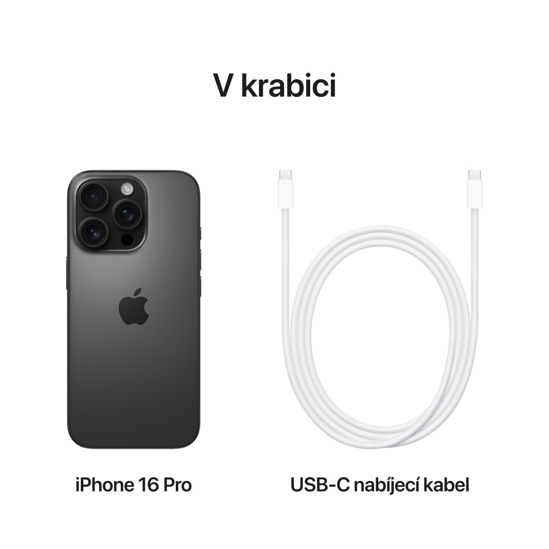 Apple iPhone 16 Pro 256 GB čierny titánový