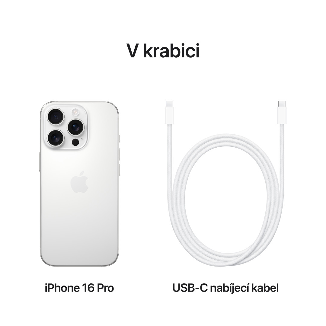 Apple iPhone 16 Pro 512 GB biely titánový
