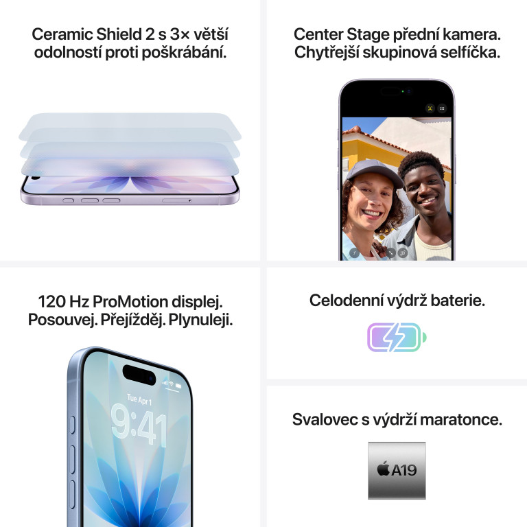 Apple iPhone 17 256GB bílá
