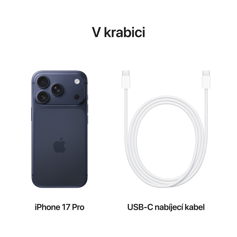 Apple iPhone 17 Pro 512GB temně modrá
