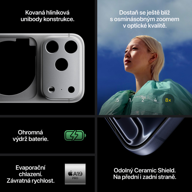 Apple iPhone 17 Pro Max 1TB kosmická oranžová