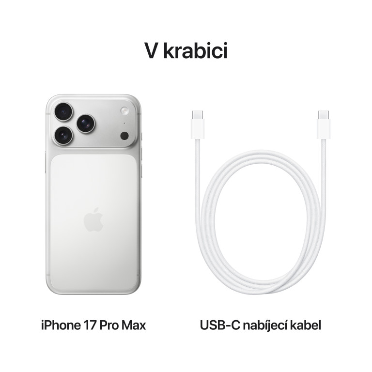 Apple iPhone 17 Pro Max 2TB stříbrná