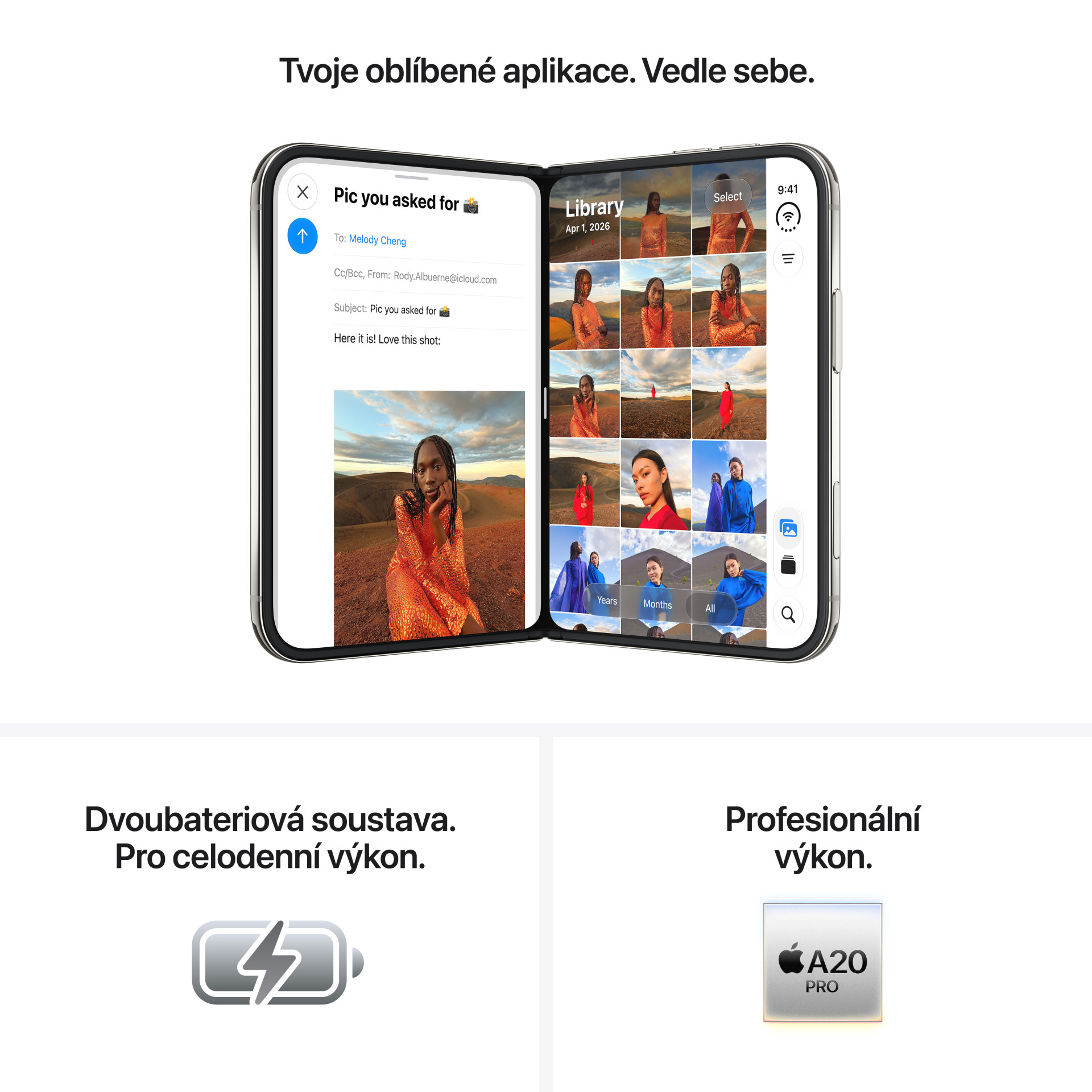 Apple iPhone Duo 2 TB Nebeská biela