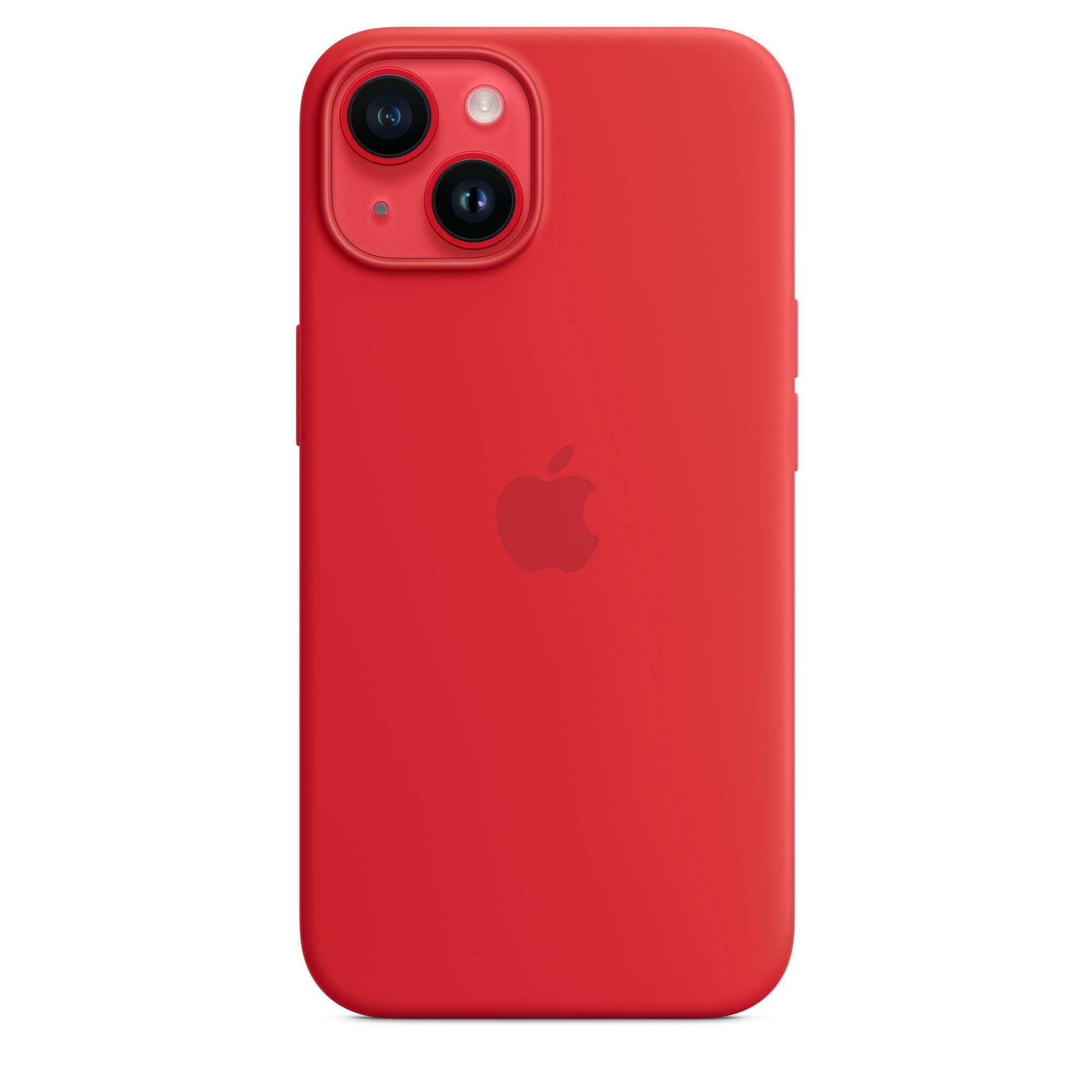 Apple iPhone silikonový kryt s MagSafe na iPhone 14, červený (PRODUCT)RED