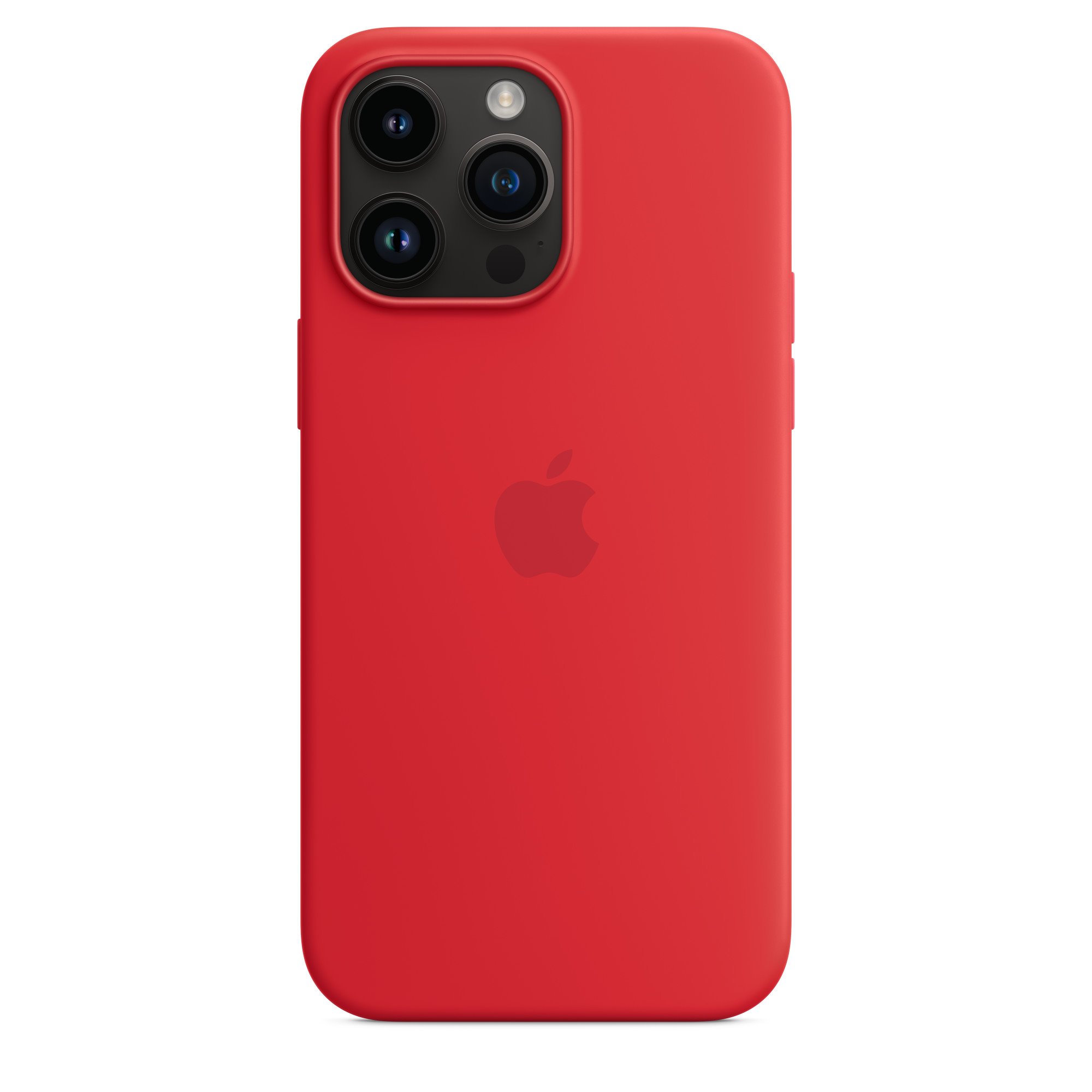Apple iPhone silikonový kryt s MagSafe na iPhone 14 Pro Max, červený
