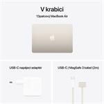 Apple MacBook Air 13, M4 16GB,256GB, starlight, CZ znaky