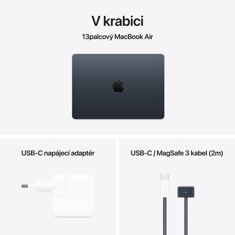 Apple MacBook Air 13,M4 24GB,512GB SSD - Midnight