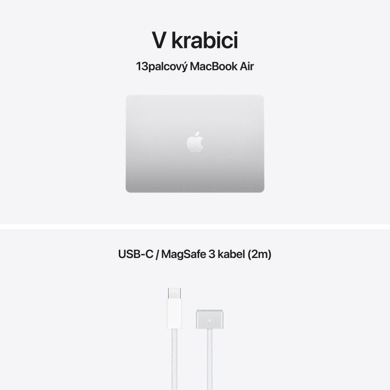 Apple MacBook Air 13" M5 16 GB, 1 TB SSD, strieborný