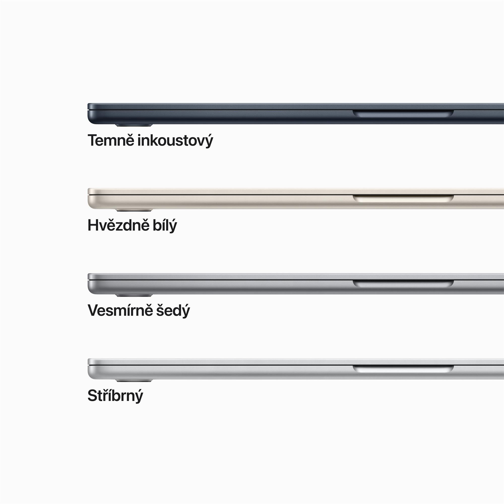 Apple MacBook Air 15",M2 8-core CPU/10-core GPU,8GB,256GB,Space Grey,CZ (MQKP3CZ/A)