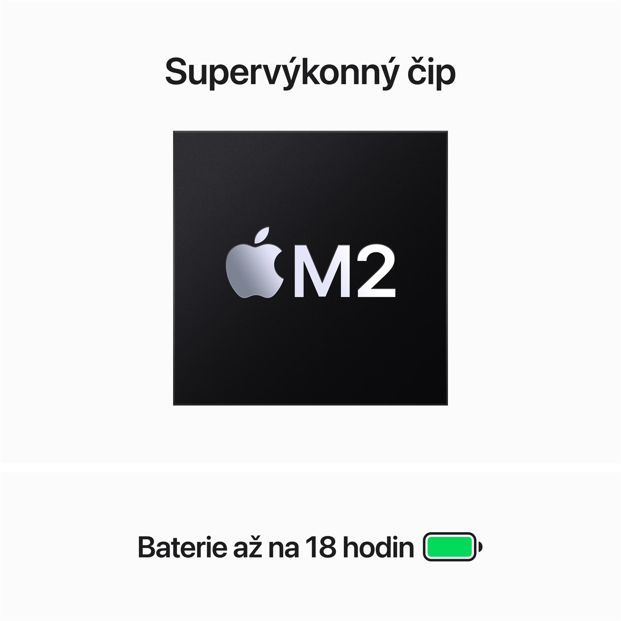 Apple MacBook Air 15",M2 8-jadrový CPU/10-jadrový GPU,8 GB,512 GB,Polnoc,CZ (MQKX3CZ/A)
