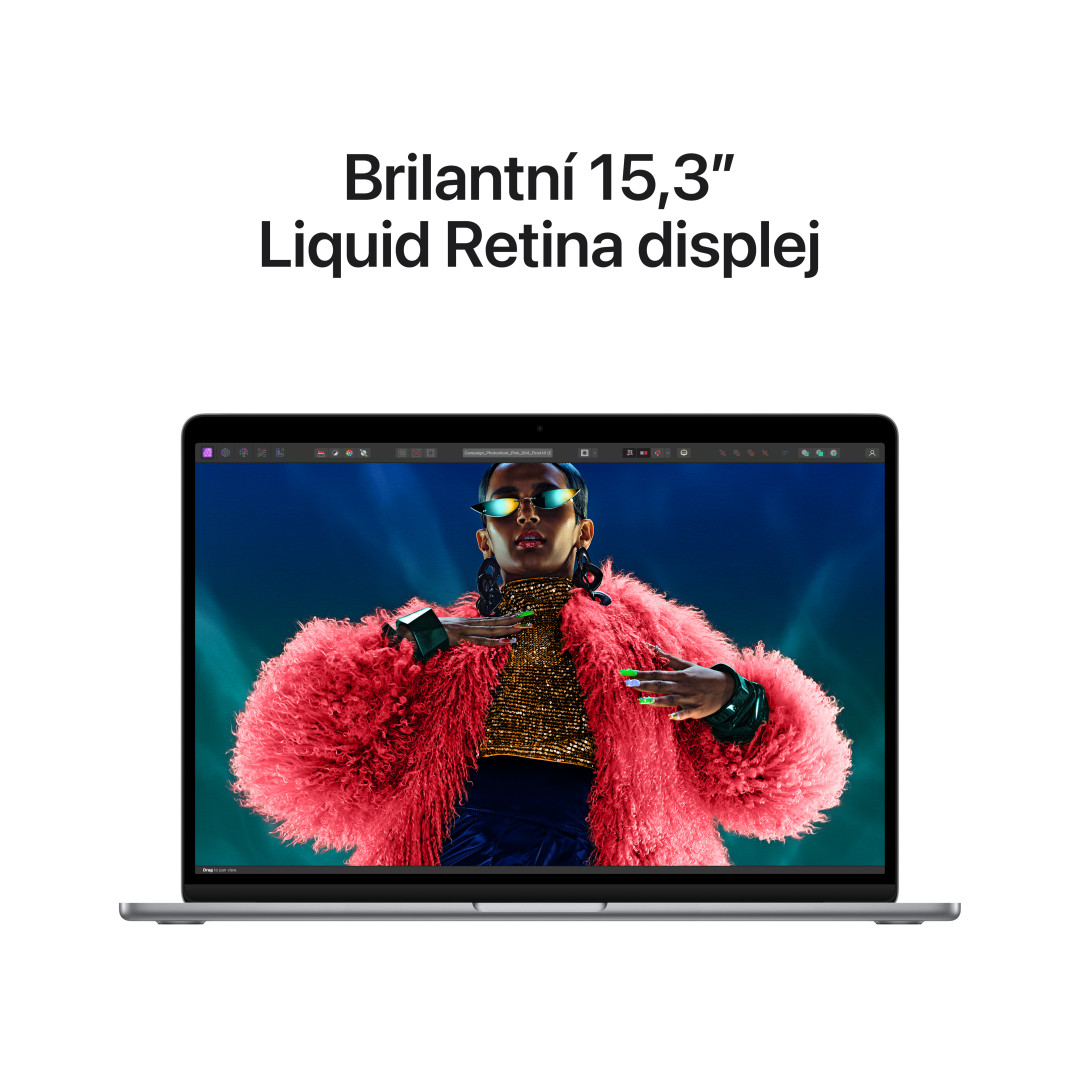 Apple MacBook Air 15'',M3 8-core CPU/10-core GPU,512GB,8GB,Space Grey (mryn3cz/a)