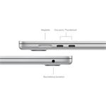 Apple MacBook Air 15'',M3 8-jadrový CPU/10-jadrový GPU,256 GB,8 GB,Strieborný (mryp3cz/a)