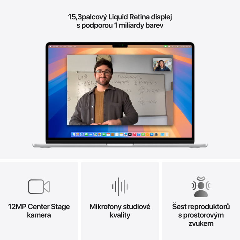 Apple MacBook Air 15,M4 chip 10-core CPU/10-core GPU,16GB,512GB SSD - Silver