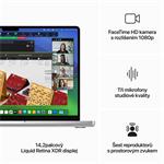 Apple MacBook Pro 14'' M3 CZ 2023 Stříbrný (MR7K3CZ/A)