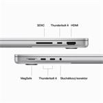 Apple MacBook Pro 14'' M3 Pro CZ 2023 Stříbrný (MRX63CZ/A)