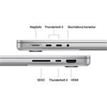 Apple MacBook Pro 14" M5 10core CPU, 10core GPU, 16GB, 1TB SSD, Stříbrná