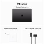 Apple MacBook Pro 16'' M3 Pro CZ 2023 Vesmírně černý (MRW13CZ/A)
