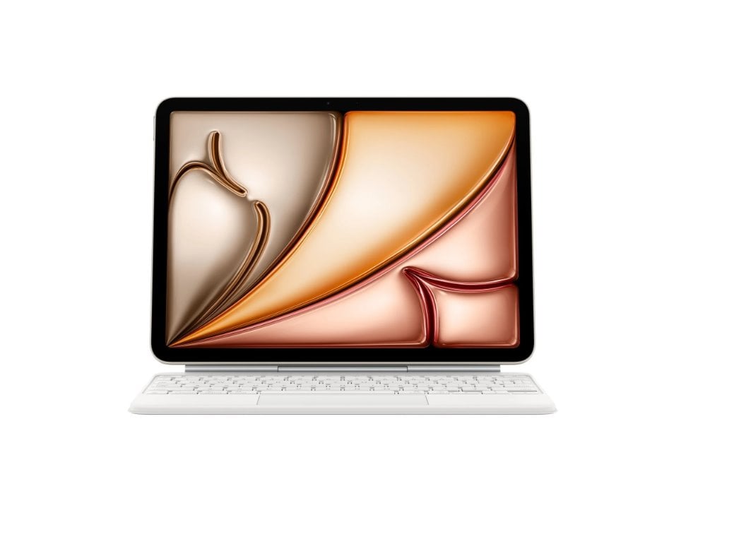 Apple Magic Keyboard pro iPad Air 11" (M3/M4) - CZ - bílá