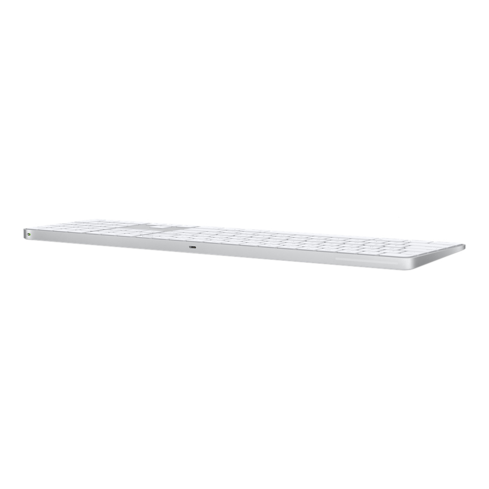 Apple Magic Keyboard s Touch ID a číselnou klávesnicí pro Macy s čipem Apple – český – bílé klávesy
