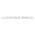 Apple Magic Keyboard s Touch ID a číselnou klávesnicí pro Macy s čipem Apple – český – bílé klávesy